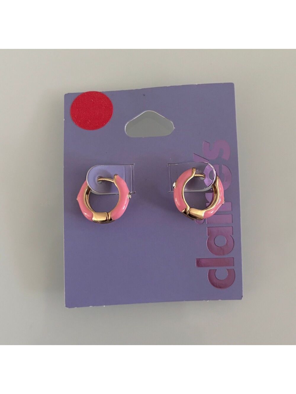 Claire’s Pink Hoop Earrings